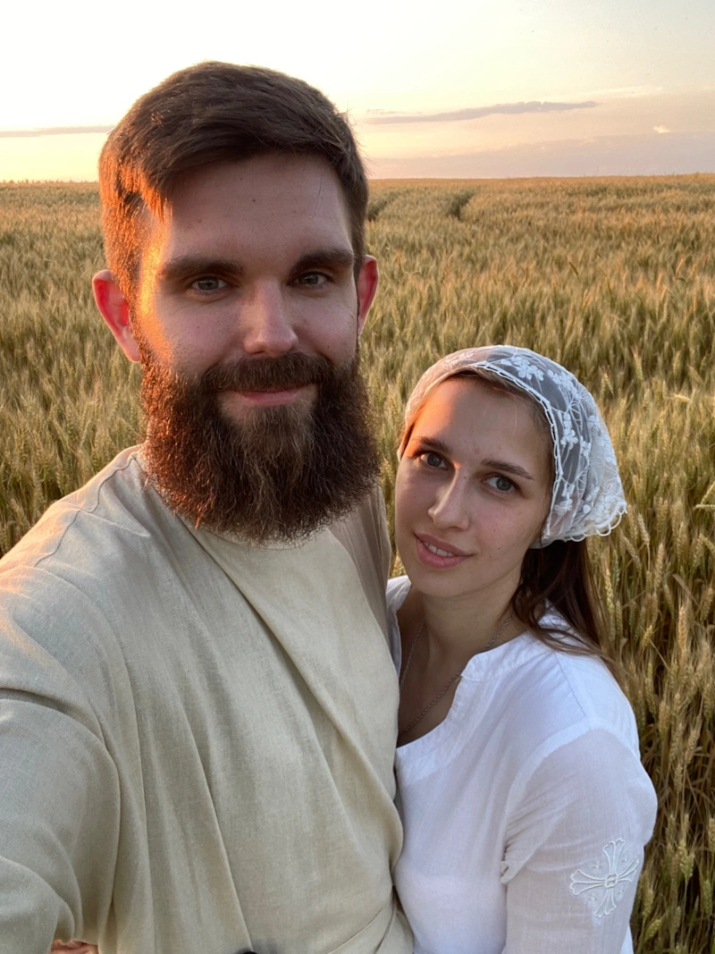 Роман Голованов с женой