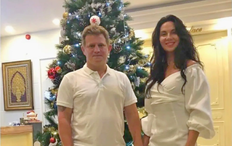 Александр Обласов со второй женой Еленой