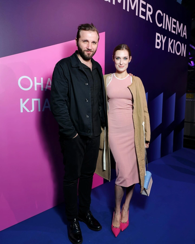 Виктория Корлякова с мужем