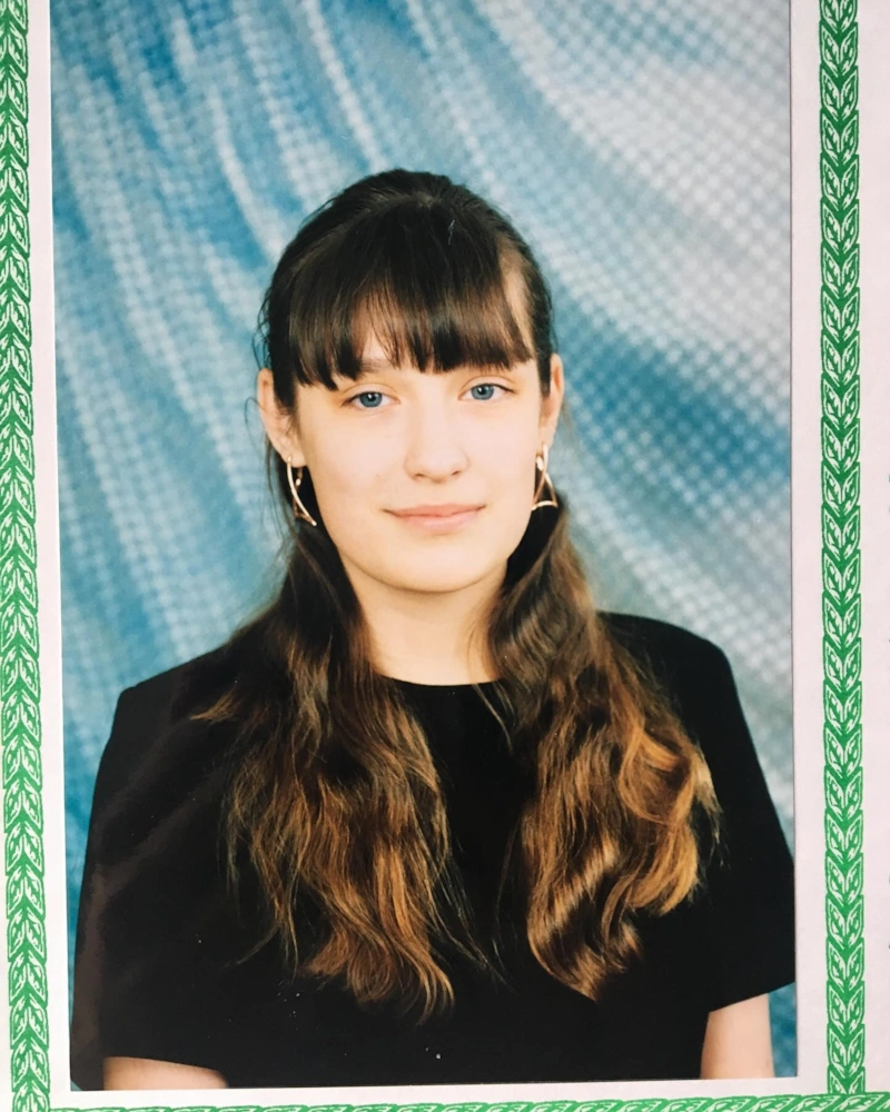 Виктория Корлякова в детстве