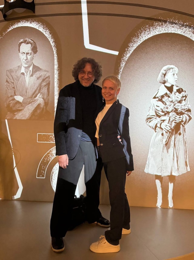 Николай Крупатин с женой