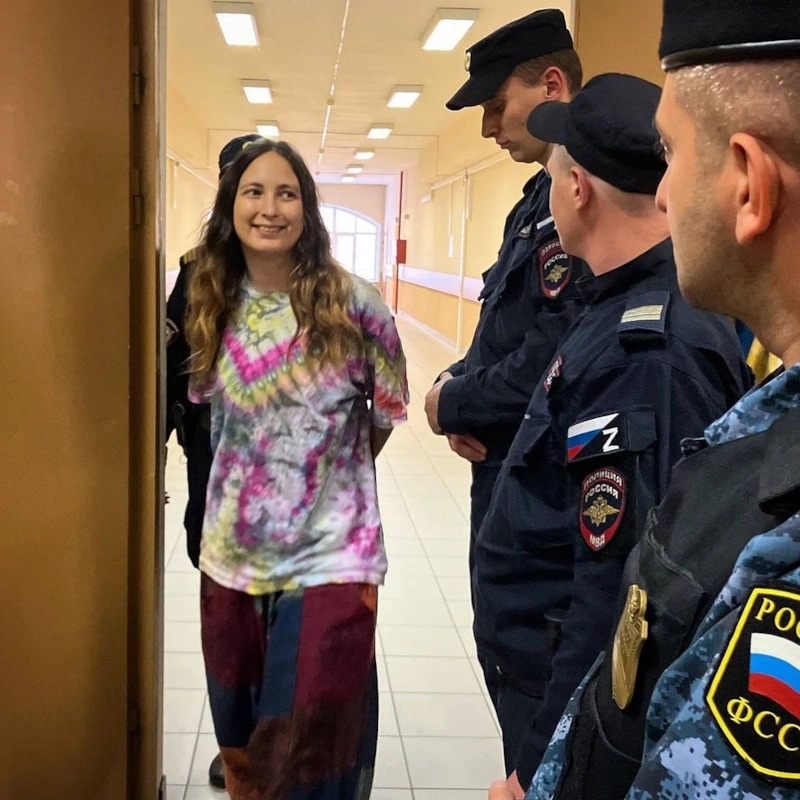 Саша Скочиленко в суде