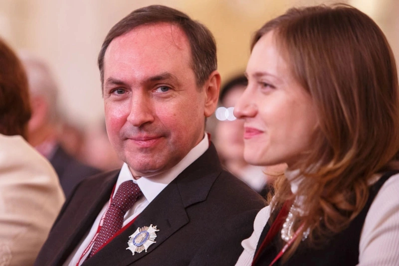 Вячеслав Никонов с женой Вячеслав Никонов с женой