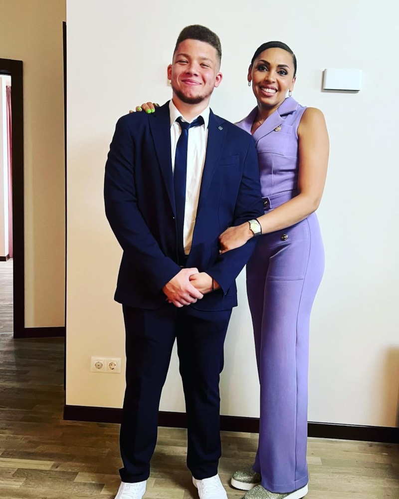 Даниил Белов с матерью Инной Беловой