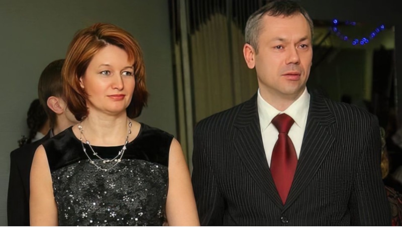 Андрей Травников с женой