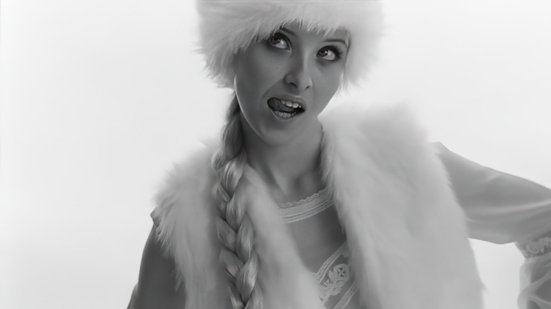 Анна Сагайдачная в образе Снегурочки