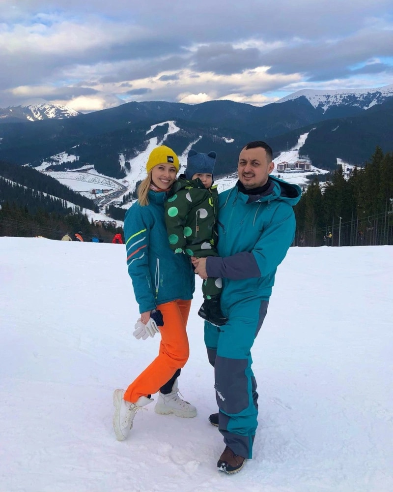 Анна Сагайдачная с бывшим мужем