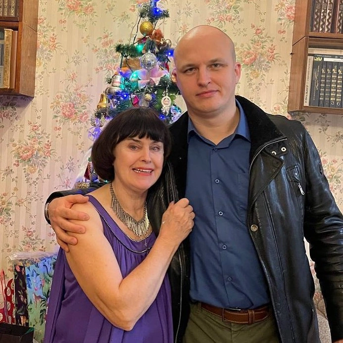 Алла Данько с сыном Алла Данько с сыном