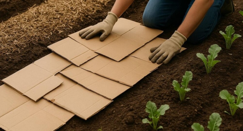 Бумажный щит огорода: защита без химии