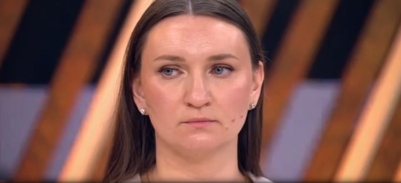 Александра Зебрина в программе «Прямой эфир»