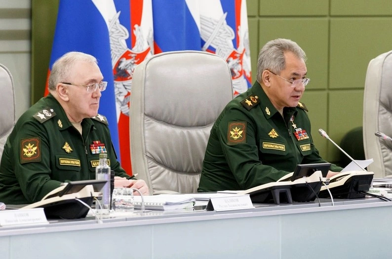 Руслан Цаликов и Сергей Шойгу