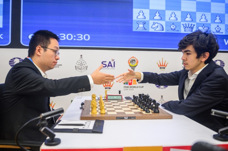 Вэй И и Жавохир Синдаров в финале Кубка мира-2025