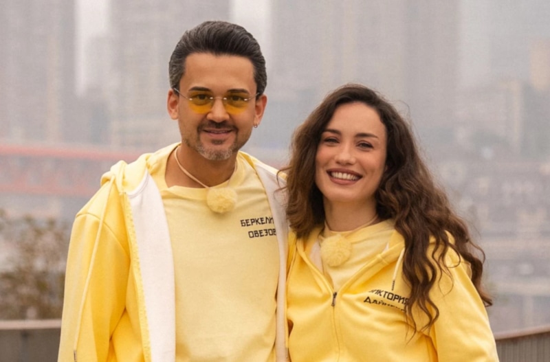 Виктория Дайнеко с мужем Беркели на проекте «Сокровища императора»