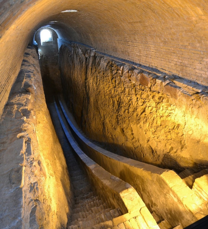 Сохранившиеся остатки обсерватории Улугбека Сохранившиеся остатки обсерватории Улугбека