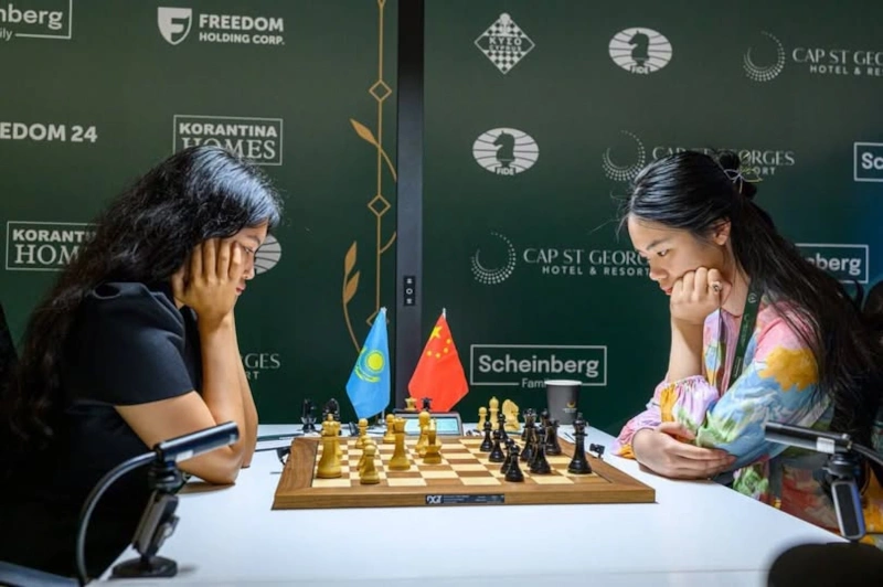 Бибисара Асаубаева и Чжу Цзиньэр Бибисара Асаубаева и Чжу Цзиньэр