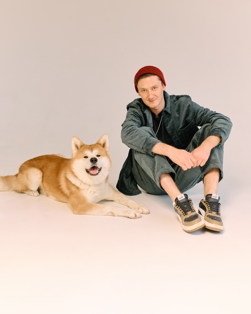 Дмитрий Иванюгин с собакой