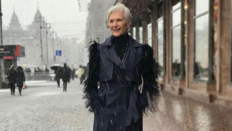 Мэй Маск в Киеве