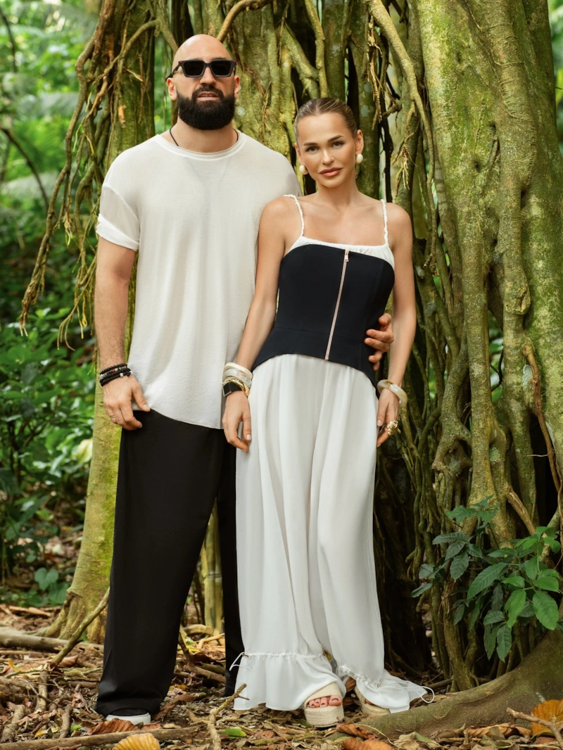 Анна Хилькевич с мужем