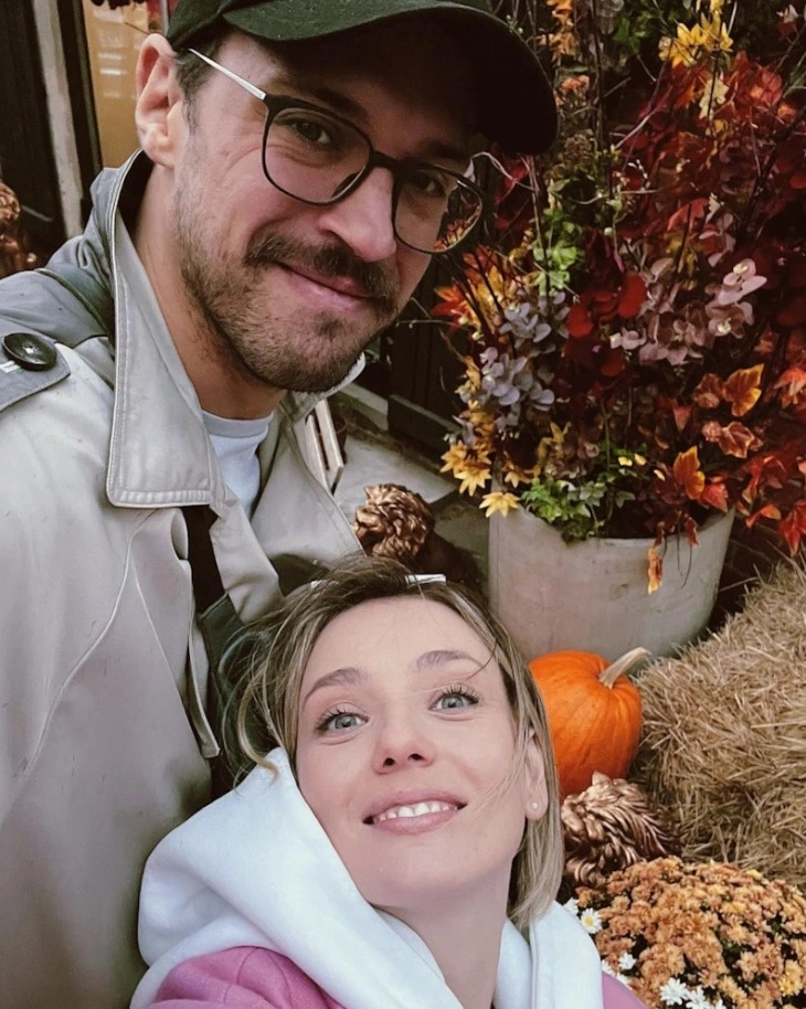 Елена Полянская с мужем