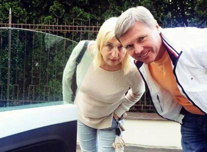 Сергей Быстрицкий с женой