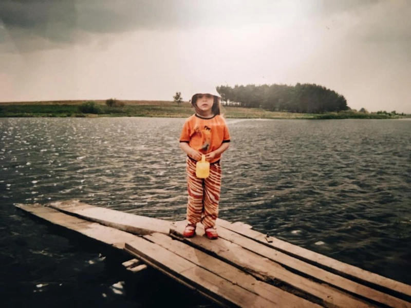 Софья Синицына в детстве