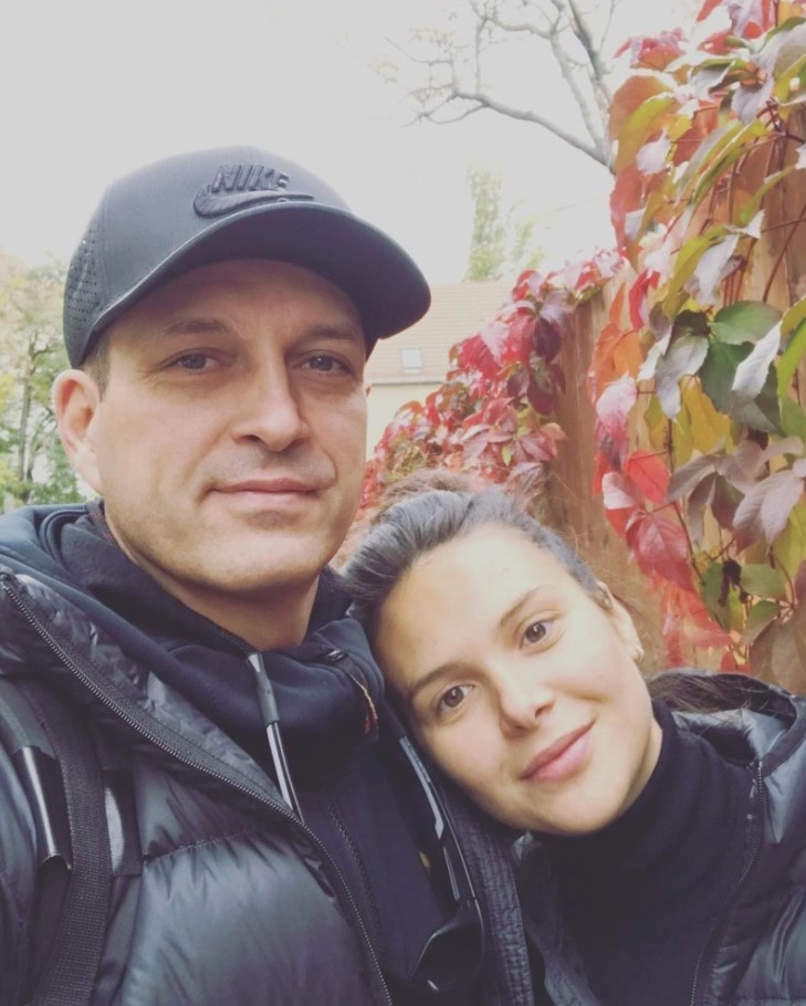 Евгений Воловенко с женой / Фото: @evgenii_volovenko_1