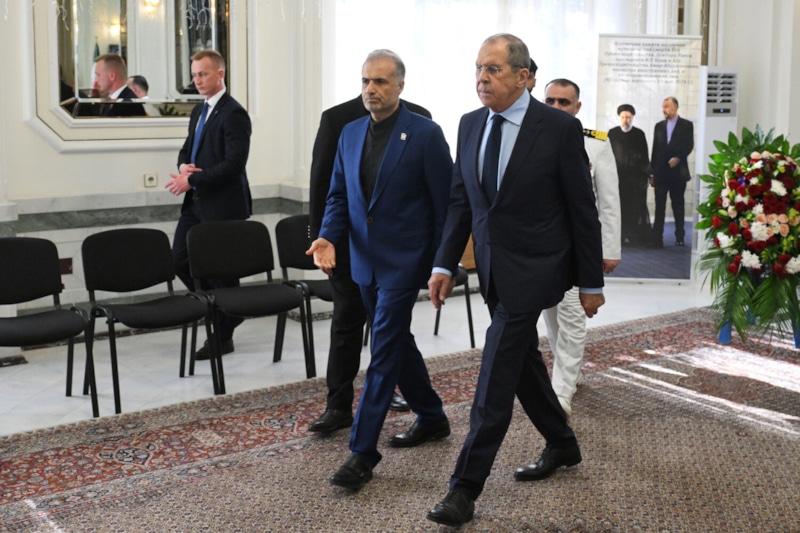 Казем Джалали и Сергей Лавров