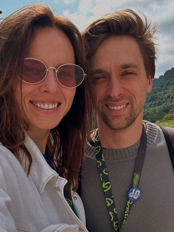 Вера Шпак с мужем