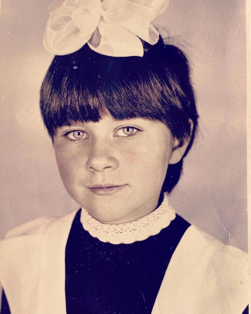 Екатерина Порубель в детстве