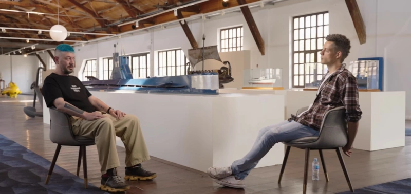 Артемий Лебедев и Юрий Дудь*