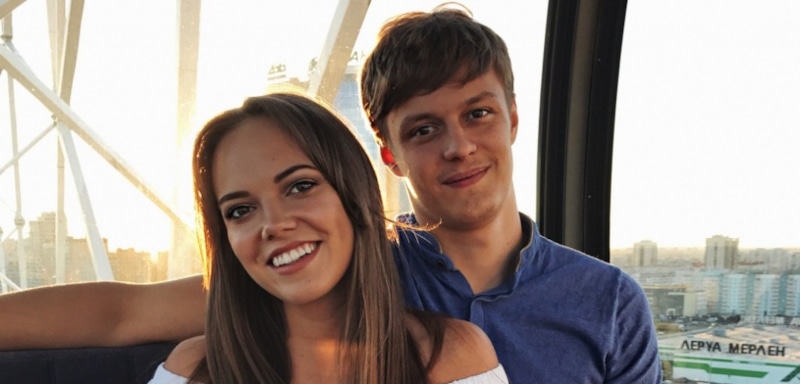 Никита Лямкин с женой