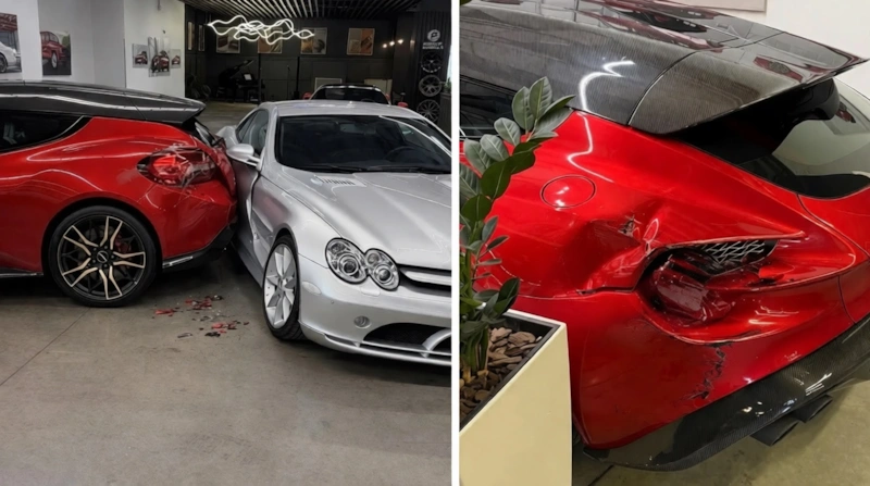 Владимир Селиванов разбил в салоне Aston Martin и Mercedes-Benz