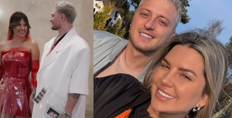 Донцова и Подлецкий поженились в странных нарядах