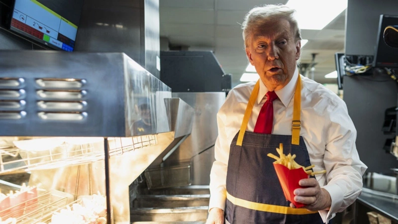 Дональд Трамп работал в McDonald's