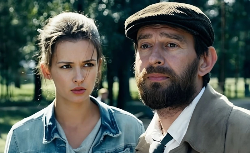 Константин Хабенский и Паулина Андреева в сериале "Метод"