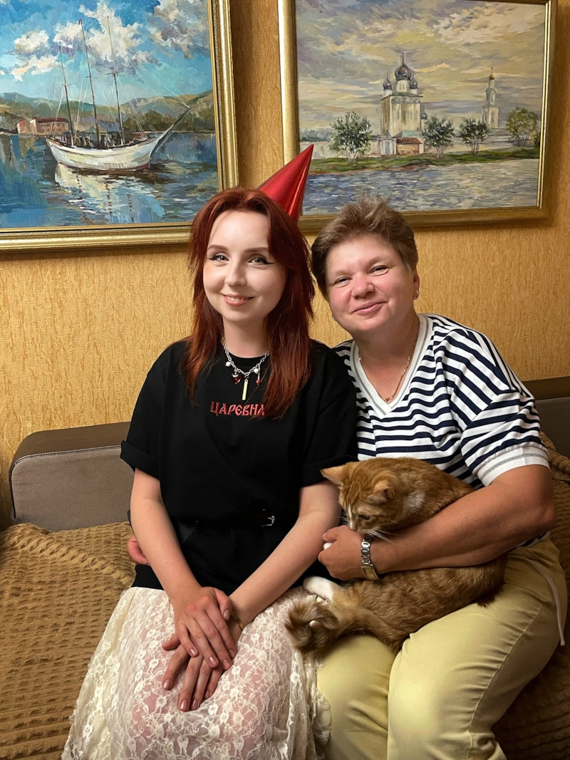 Татьяна Качурина с мамой