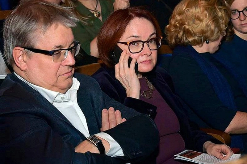 Эльвира Набиуллина с мужем