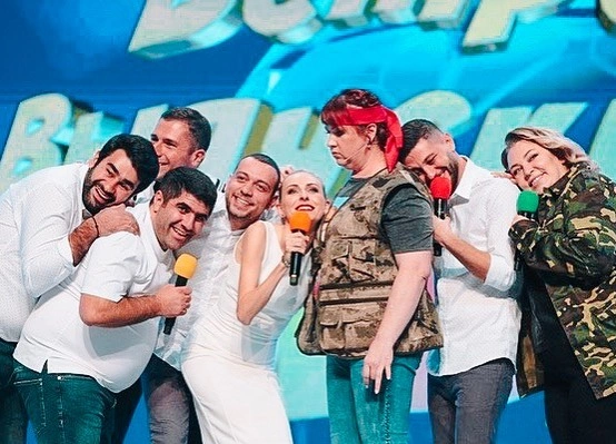 Артем Гулаксизов с командой КВН «Город Пятигорск»