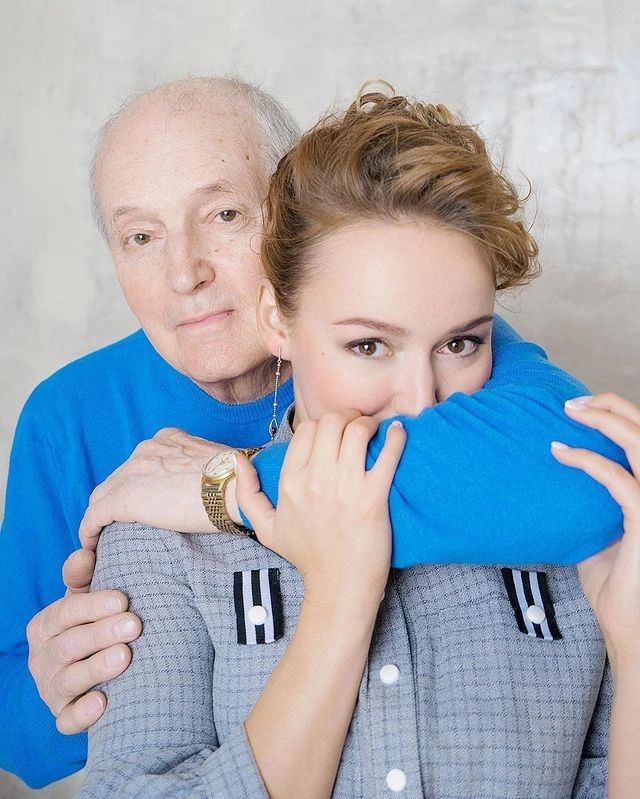 Дарья Щербакова с отцом