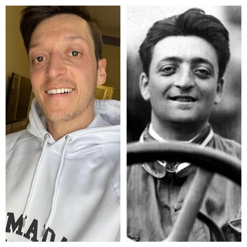 Месут Озил и Энцо Феррари (похожи)