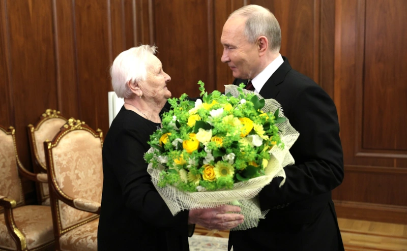 Вера Гуревич и Владимир Путин