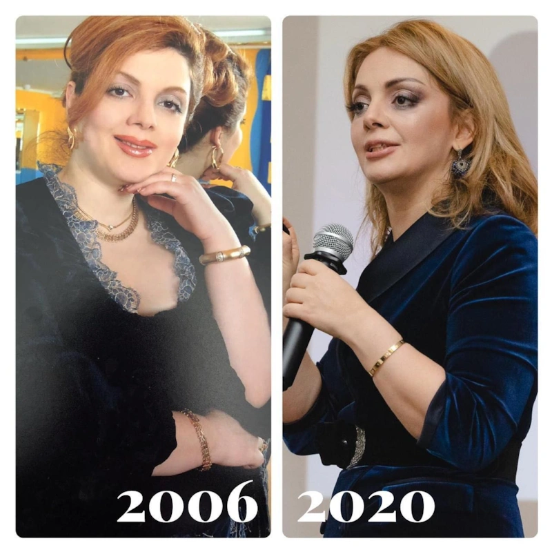 Анетта Орлова до и после похудения