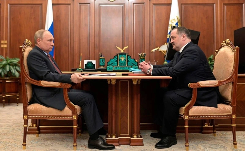 Владимир Путин и Сергей Меликов