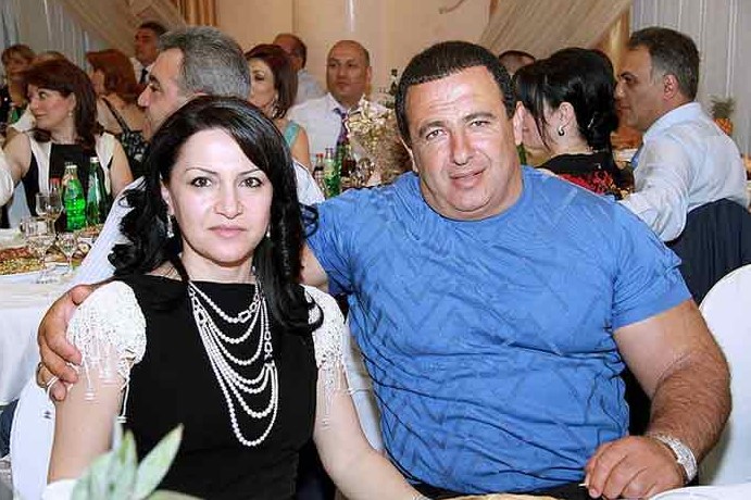 Гагик Царукян с женой