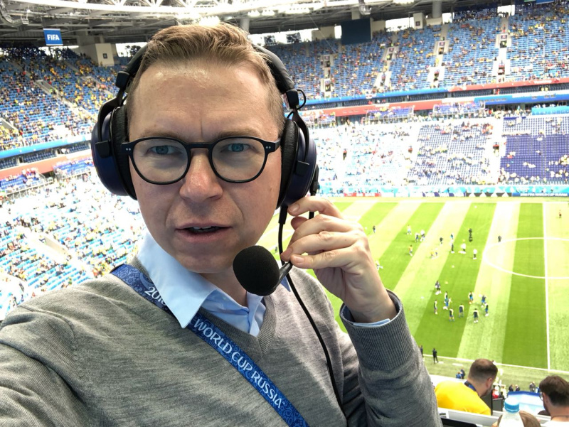 Футбольный комментатор Тимур Журавель 