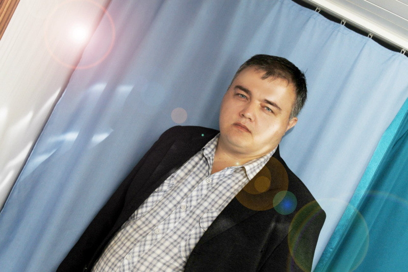 Роман Бурцев в молодости