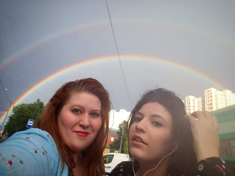 Алена Плетнева с матерью