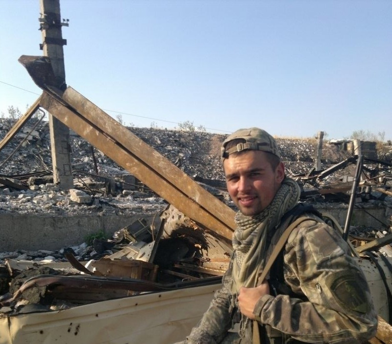 Егор Гузенко на Донбассе