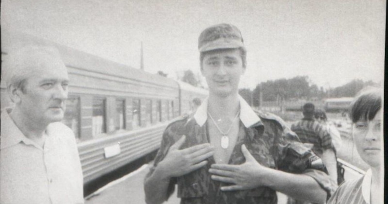 Аркадий Бабченко в молодости