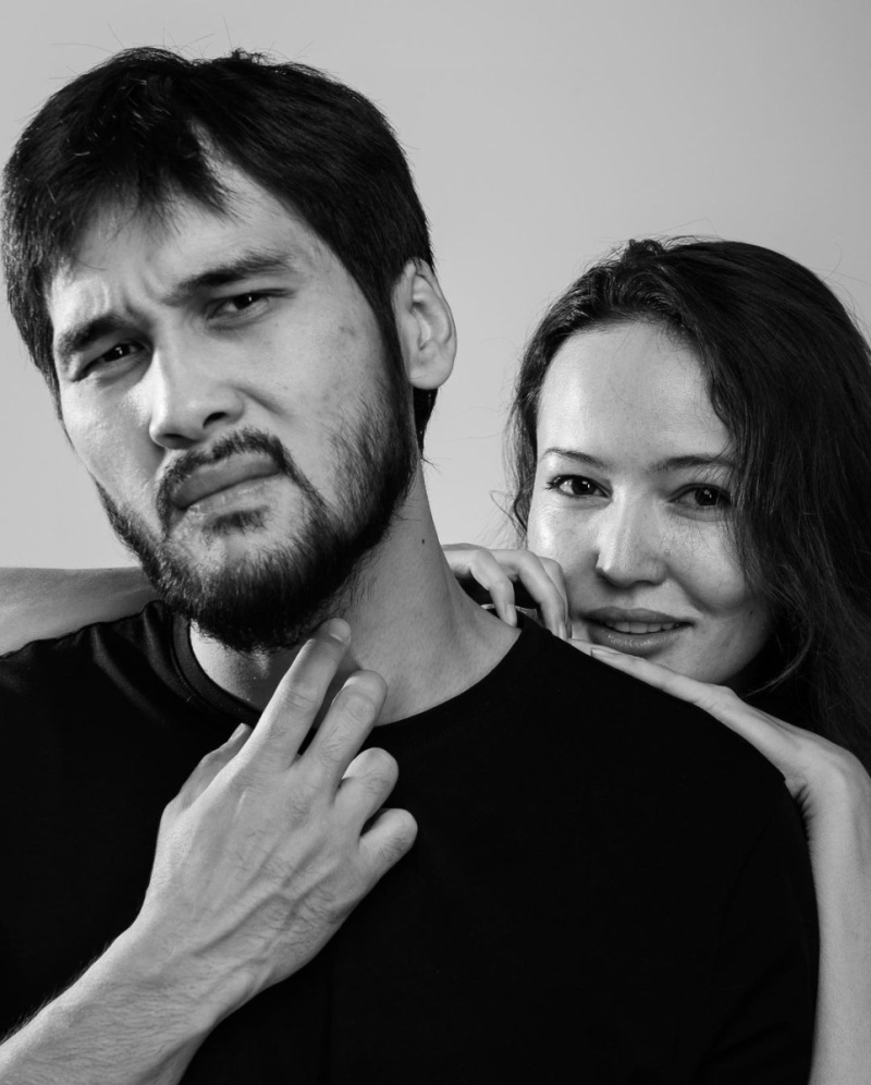 Камшат Жолдыбаева с мужем
